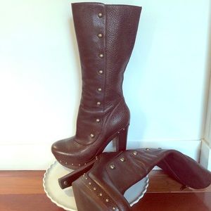 Ugg Cosima tall brown shoes